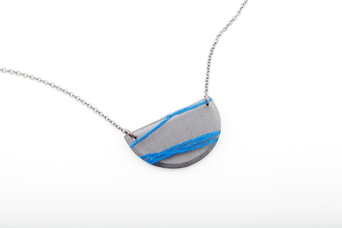 Ecoresin Necklace - Half Circle