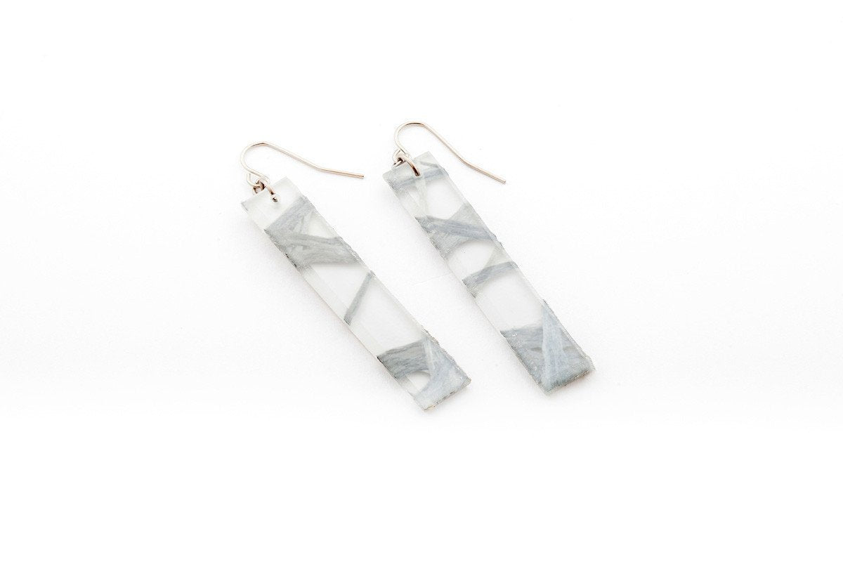 Ecoresin Earrings - Long