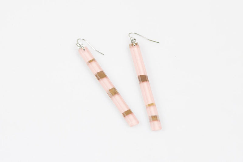 Ecoresin Earrings - Skinny