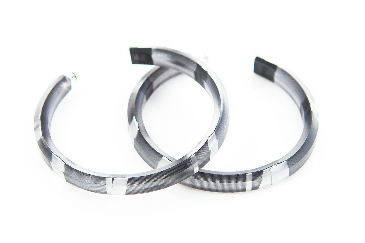 Ecoresin Hoop Earrings Large