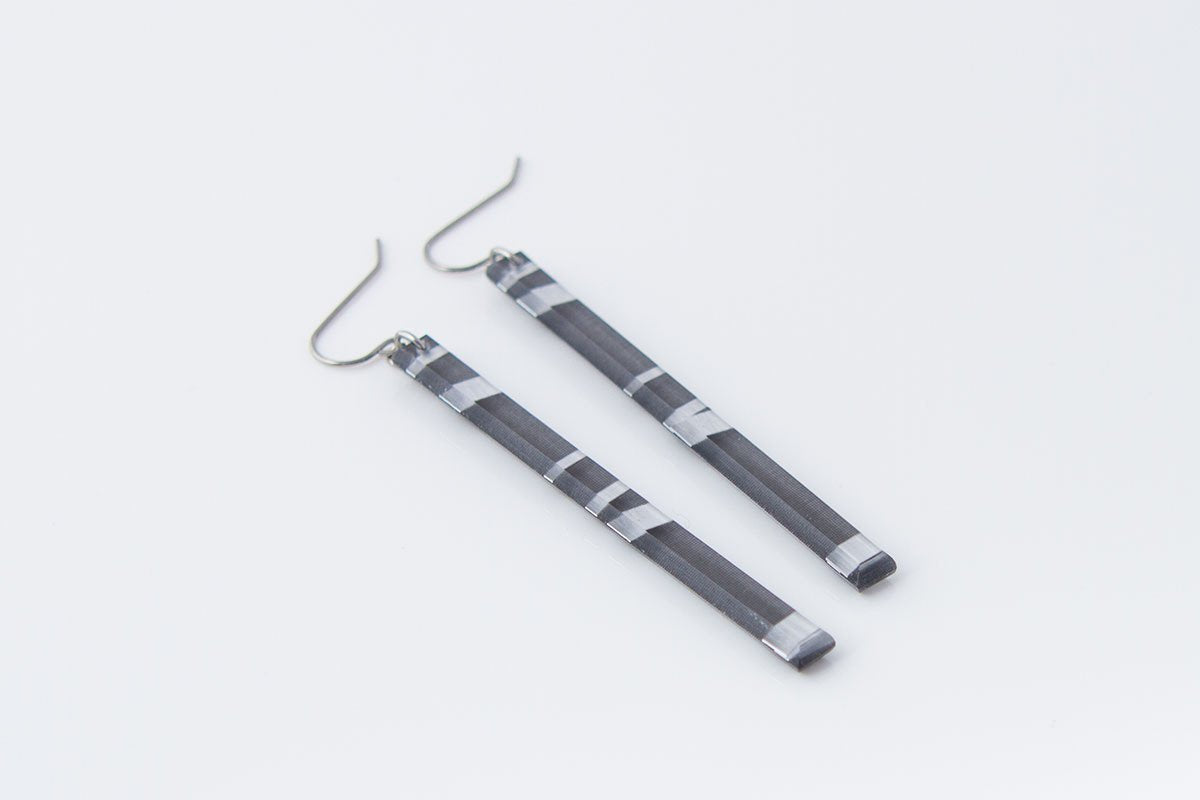 Ecoresin Earrings - Skinny