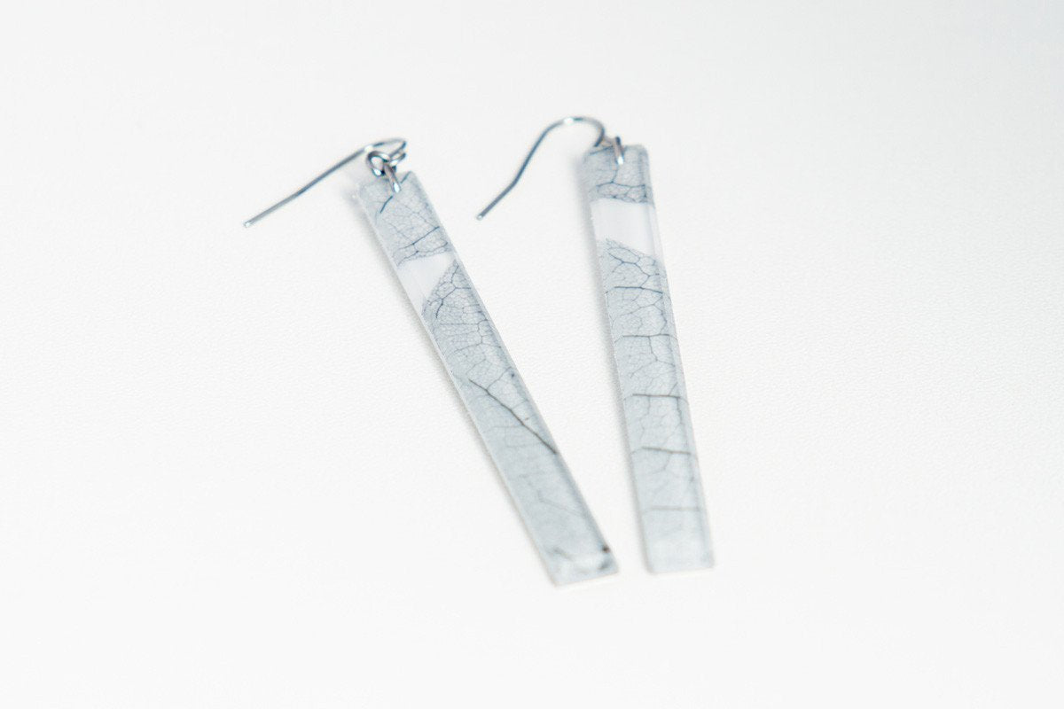 Ecoresin Earrings - Skinny