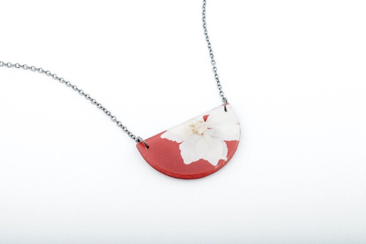 Ecoresin Necklace - Half Circle