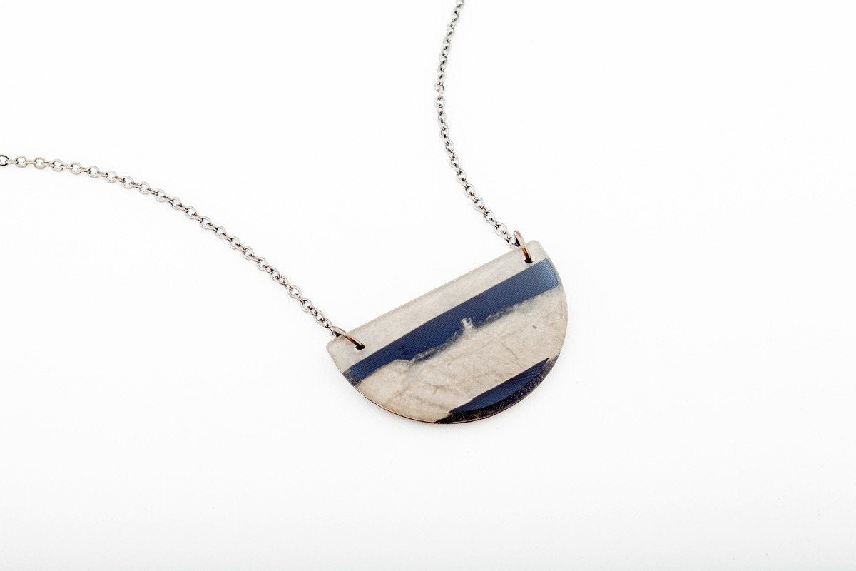 Ecoresin Necklace - Half Circle