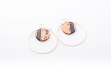 Ecoresin Earrings - Double Circle