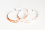 Ecoresin Hoop Earrings Large