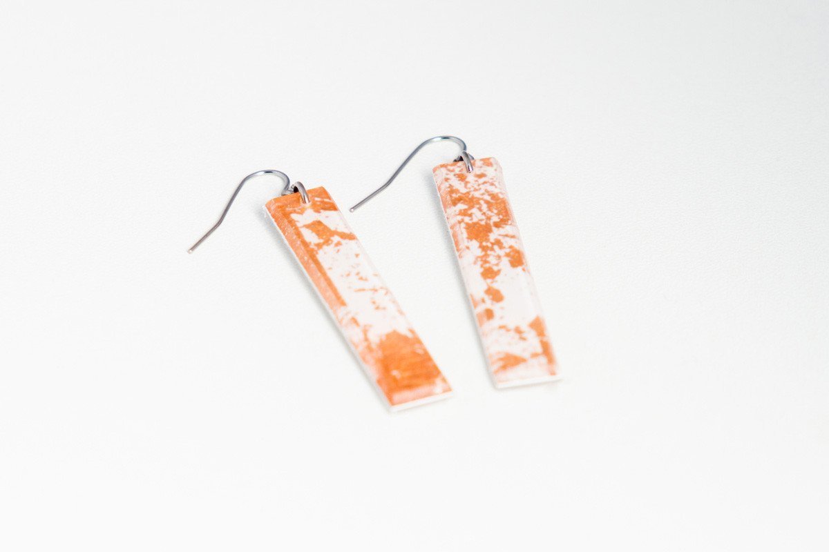 Ecoresin Earrings - Long