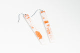 Ecoresin Earrings - Skinny