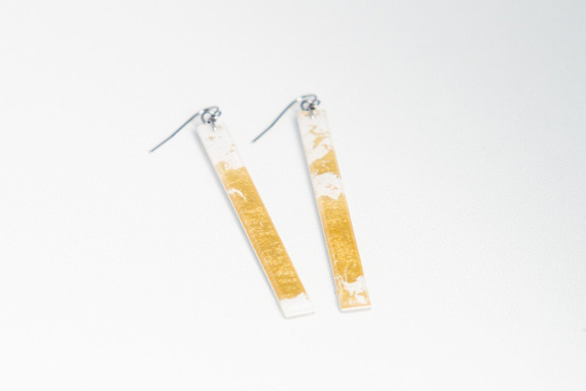 Ecoresin Earrings - Skinny