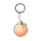 Karaoke Peach Acrylic Keychain