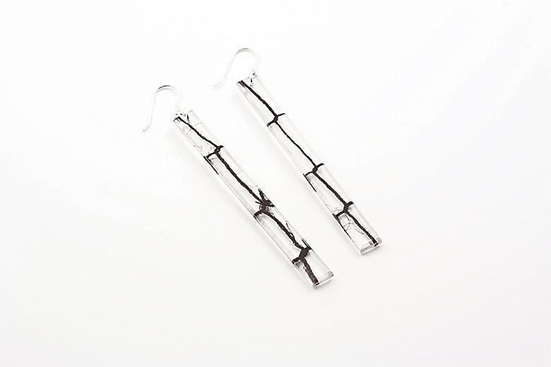 Ecoresin Earrings - Skinny