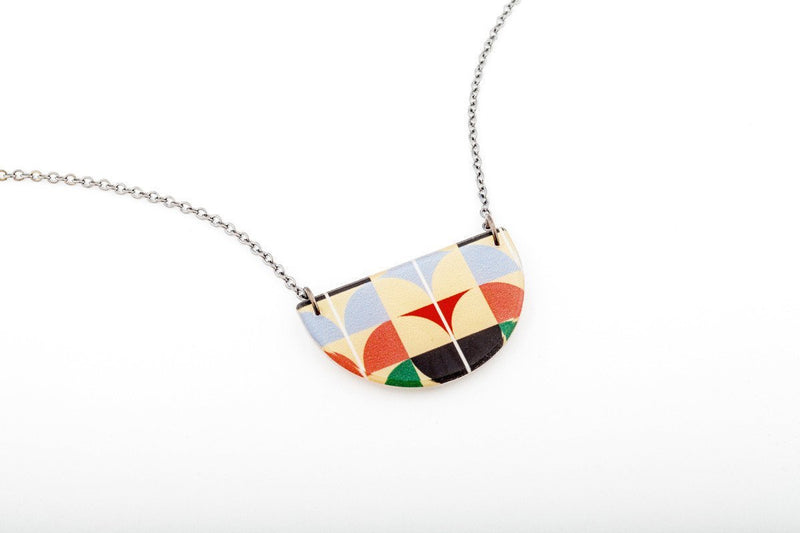 Ecoresin Necklace - Half Circle