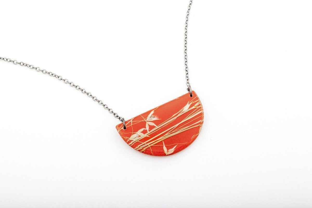 Ecoresin Necklace - Half Circle