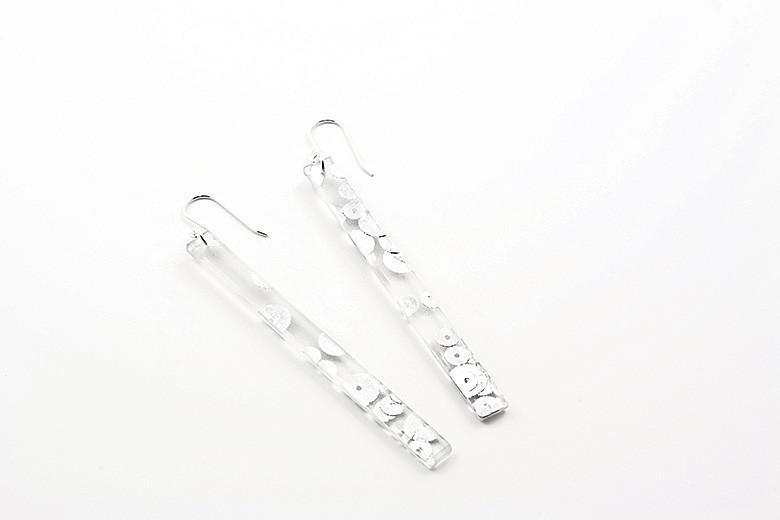 Ecoresin Earrings - Skinny