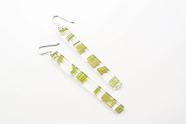 Ecoresin Earrings - Skinny