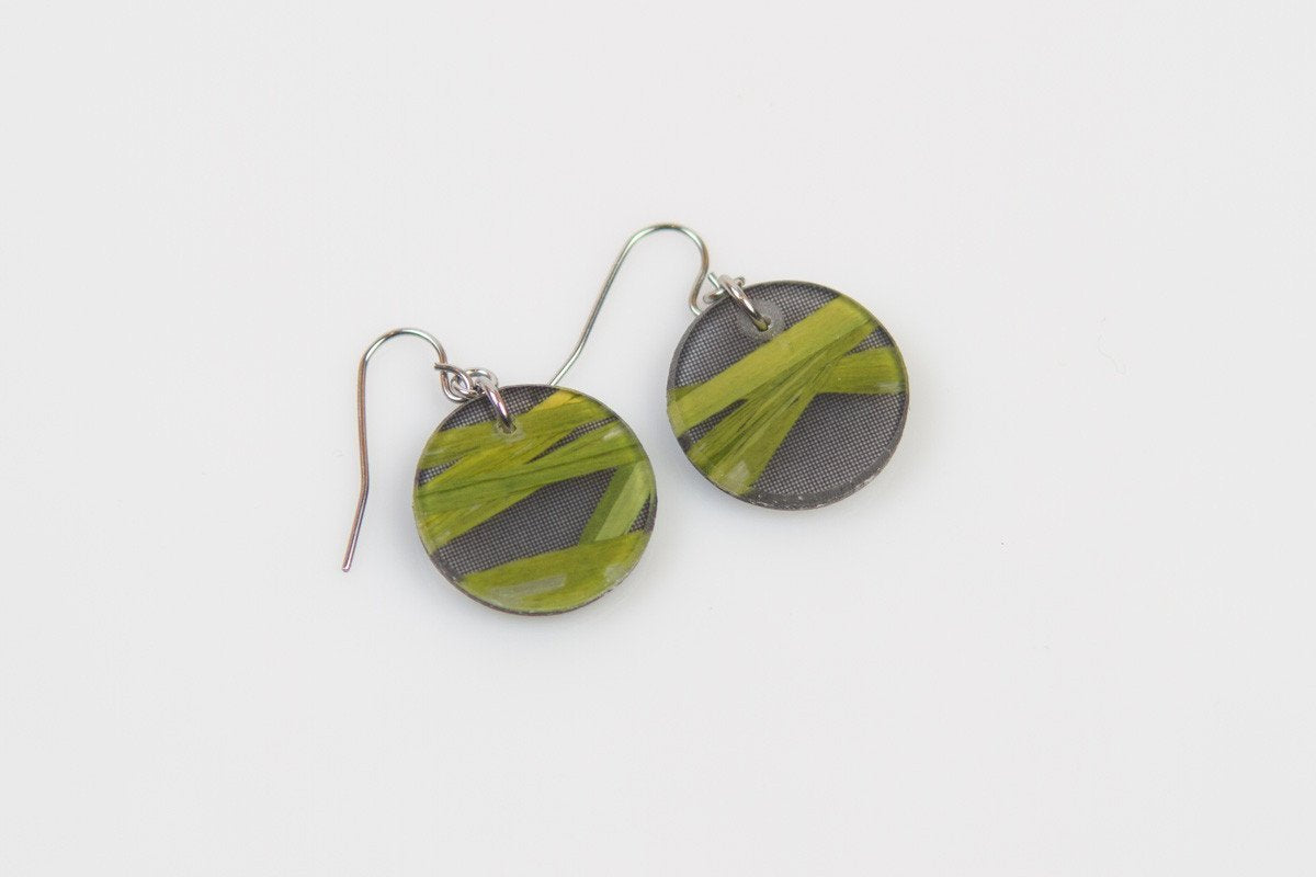 Ecoresin Earrings - Circle