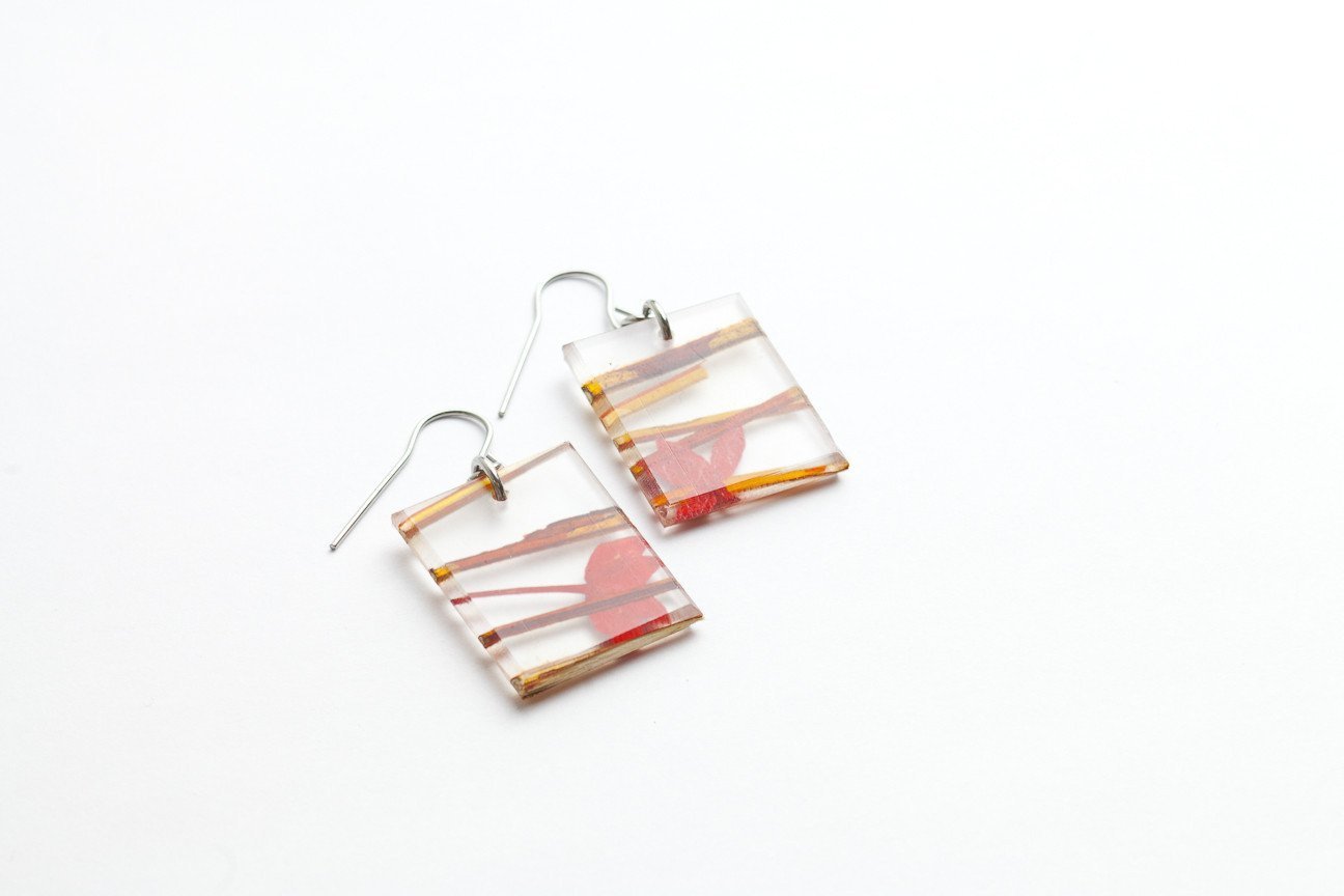 Ecoresin Earrings - Regular