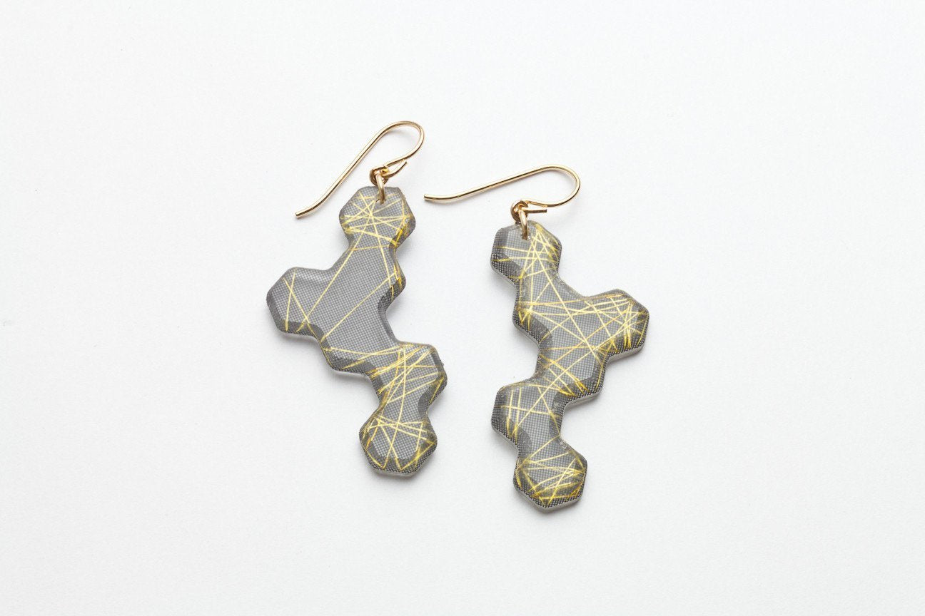Ecoresin Earrings - Long