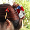 Cigarette and Match  Hair Claw