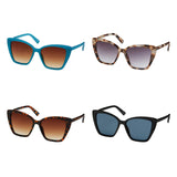 Rounded Inlay Cat-Eye Sunglasses