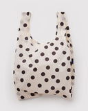 baggu Standard Bag - Cream and Black Polka Dot