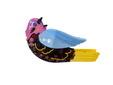 Pink and Blue Bird Hair Claw