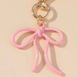 Pink Bow Bag Charm