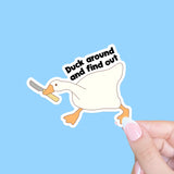 Duck Around and Find Out, Funny Sticker