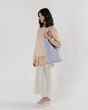 Duck Bag - Blue Pixel Gingham