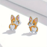 Corgi Stud Earrings