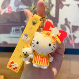 Hello Kitty Key Chain/Bag Charm - Yellow