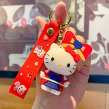 Hello Kitty Key Chain/Bag Charm - Red