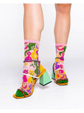 Dopamine Cats Sheer Crew Sock