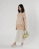 Baggu Mini Nylon Shoulder  Bag- Pink Pistachio Pixel