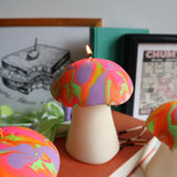 Psychedelic Mushroom Candle