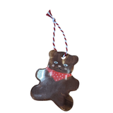 Teddy Bear Ceramic Ornament