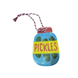 Pickle Jar Ceramic Ornament