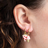 Pizza and Ice Cream Hoop Earrings
