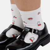White Miffy Crew Socks