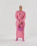 Mini Nylon Shoulder  Bag-  Extra Pink