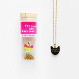 Cat Lady and Future Is Feline Double Sided Pendant