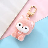 Pink Fuzzy Bag Charm