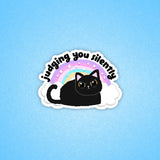 Judging You Silently Vinyl  Sticker (Copy)