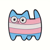 Transgender cat  Enamel Pin