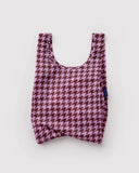 Baby Baggu - Pink houndstooth