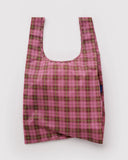 baggu Standard Bag - Azalea Pink Tartan