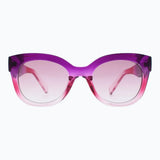 Solstice - Vintage Round Sunglasses-Purple