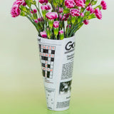 Ceramic Vase, Newspaper