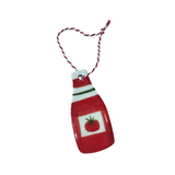 Ketchup Ceramic Ornament