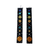 Galaxy Extra Long Beaded earrings